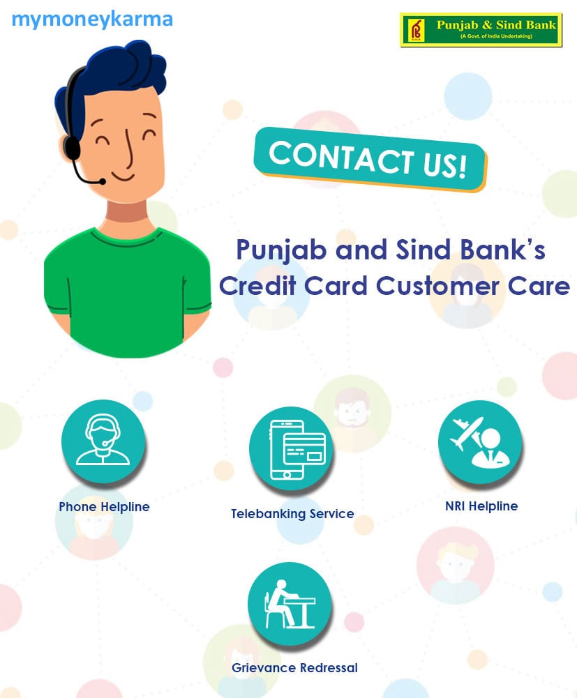 Punjab Sind Bank credit card Customer Care
