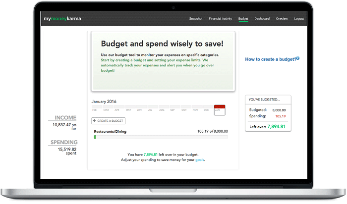 budget view of finances