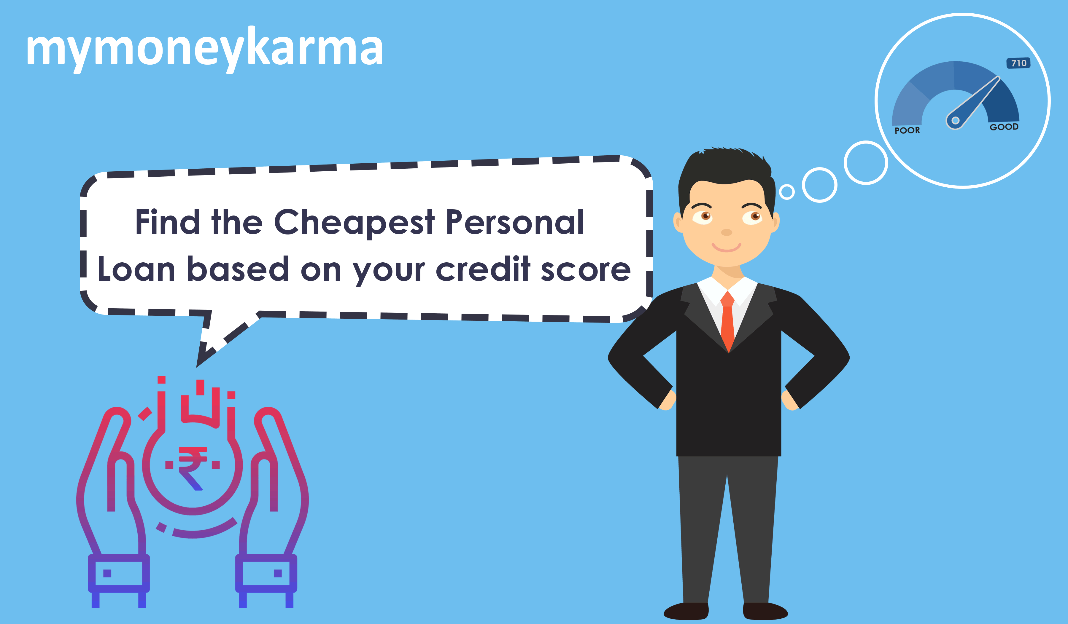 Find the Cheapest Personal Loan based on your credit score