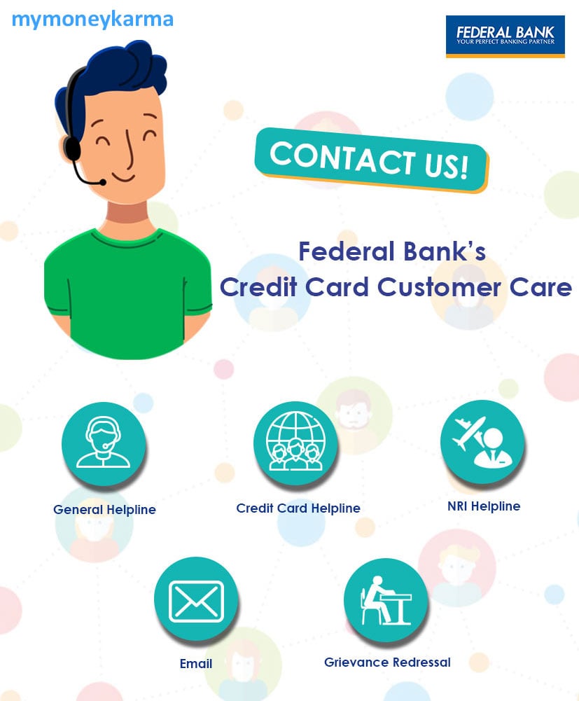 Fedral Bank credit card Customer Care