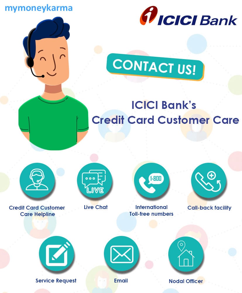 ICICI Bank Credit Card Customer Care: 24x7 toll-free helpline