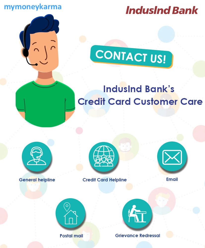 Indusind Bank credit card Customer Care