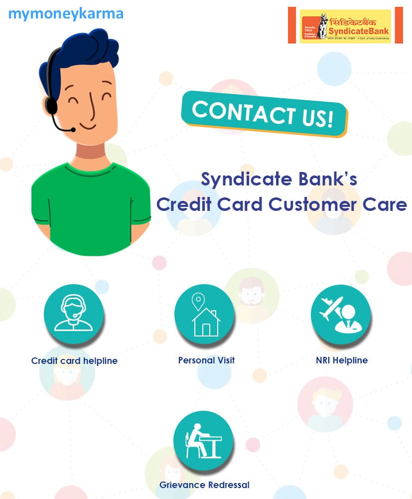 syndicate bank credit card Customer Care