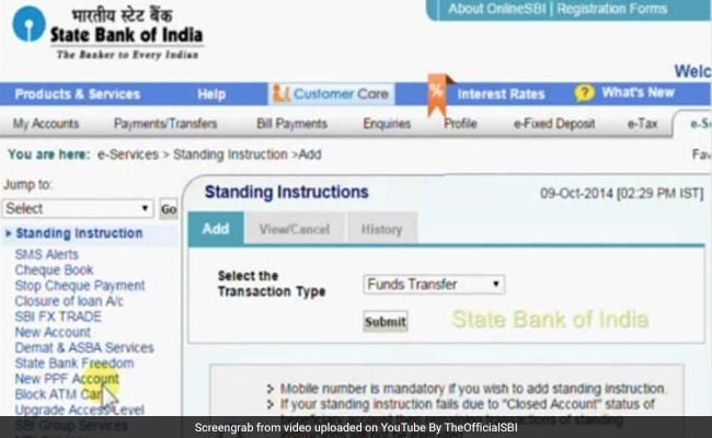 How to create new PPF account through SBI website onlinesbi.com